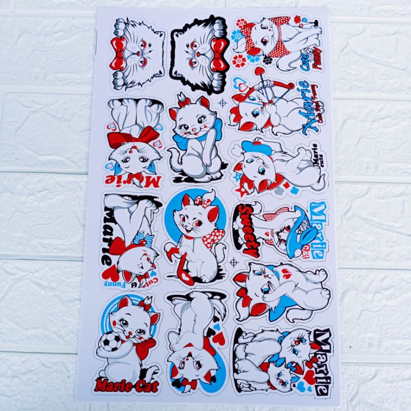Jual STIKER KUCING PERLEMBAR ISI 14PCS | Shopee Indonesia