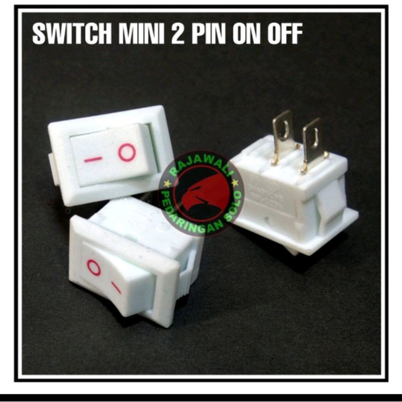 Jual SAKLAR MINI 2 PIN ON OFF | Shopee Indonesia