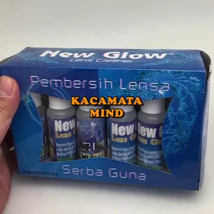 Jual (SKR) 30 ML CAIRAN CLEANER PEMBERSIH KACAMATA MERK New Glow KACA ...