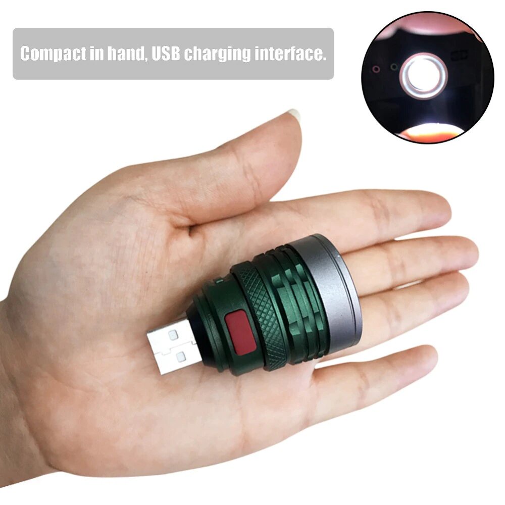 Jual Mini Senter LED Portable USB Flashlight 800 Lumens | Shopee Indonesia