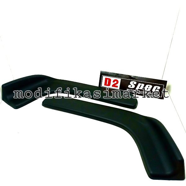 Rear Bumper Winglet Wind Blades Spoiler Diffuser w/ 4 Fins Fit 13-20 FRS BRZ 86
