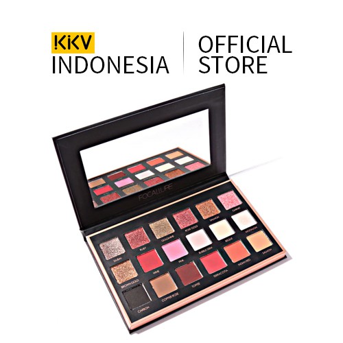 Jual KKV FA40 18 colors eyeshadow palette (with mirror) 1A 18G