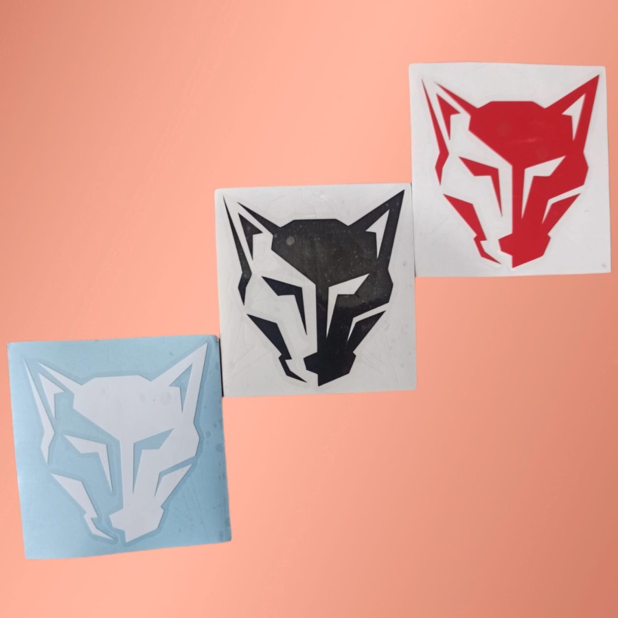 Jual Stiker cutting sticker wolf serigala tempelan motor mobil dinding ...