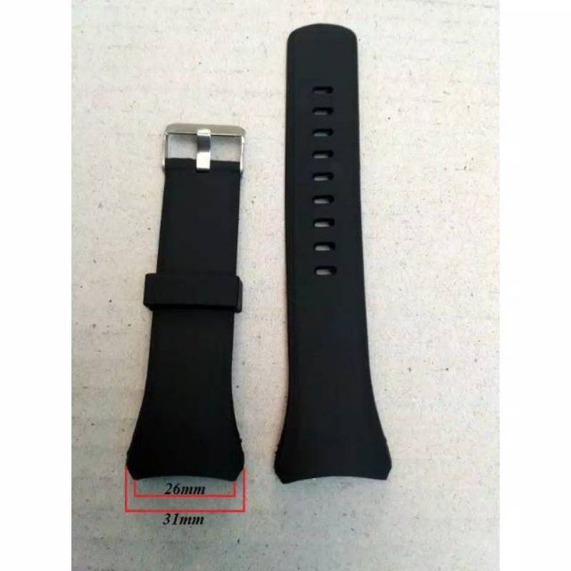 Jual TALI ATAU STRAP RUBBER JAM TANGAN EIGE*R LS82 LS-82 LS 82 HITAM ...