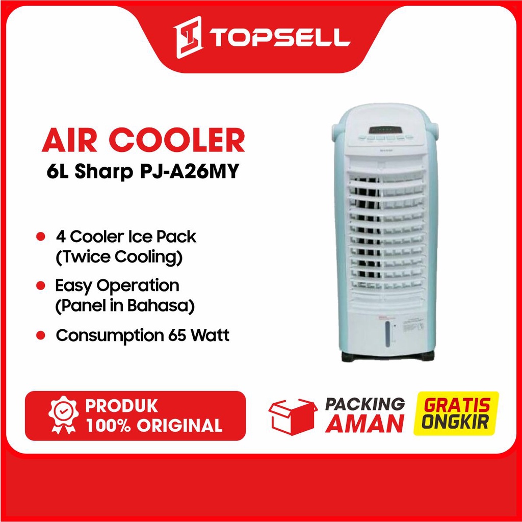 Jual Sharp PJ-A26MY-B Air Cooler Garansi Resmi 12 Bulan | Shopee Indonesia