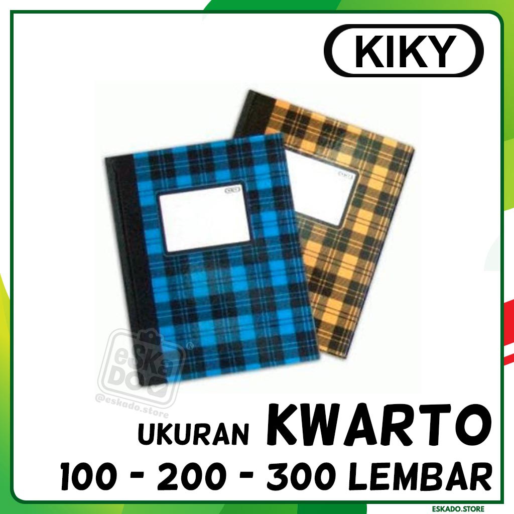 Jual Buku Kwarto / Quarto Kiky Hard Cover Ukuran Kwarto ( Motif Random ...