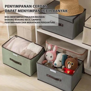 Jual Penyimpanan Multifunction Box Baju Kotak Penyimpanan Dengan Penutup Storage Box Tempat