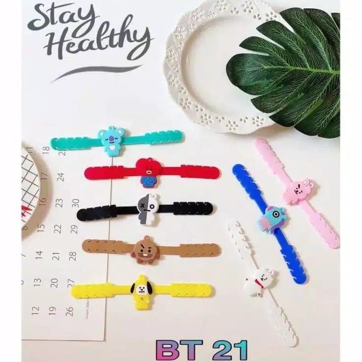 Jual CONNECTOR MASKER BTS BT21 / KONEKTOR KONEKTER MASKER HIJAB ARMY ...