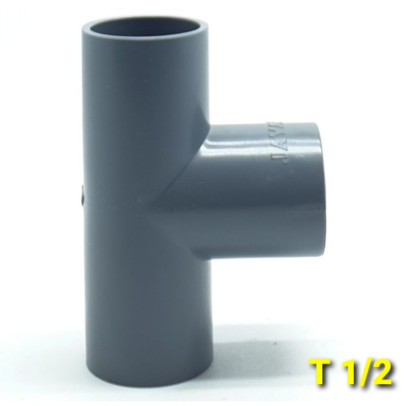 Jual Tee T 1/2 Inch Fitting Pipa PVC Jaya TS Original | Shopee Indonesia