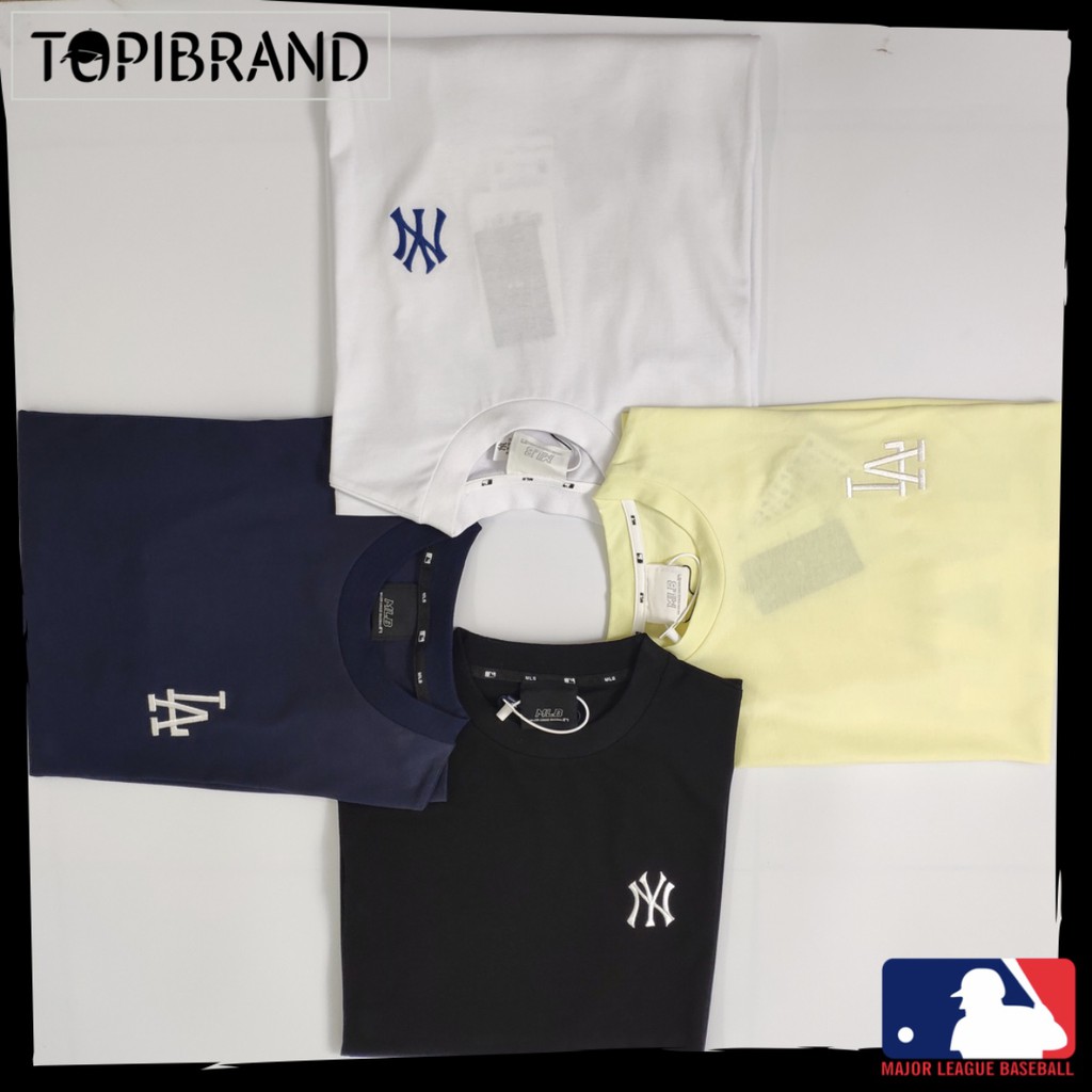 MLB Korea - Big Logo Face T-Shirt - La Dodgers White / XL