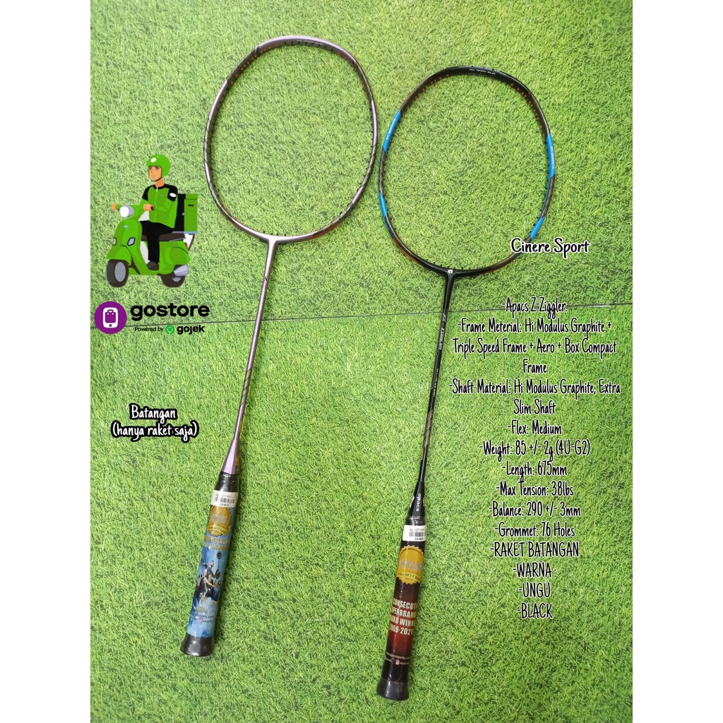 Jual Raket Badminton Apacs Z Ziggler Ziggler limited (ORIGINAL) 38lbs