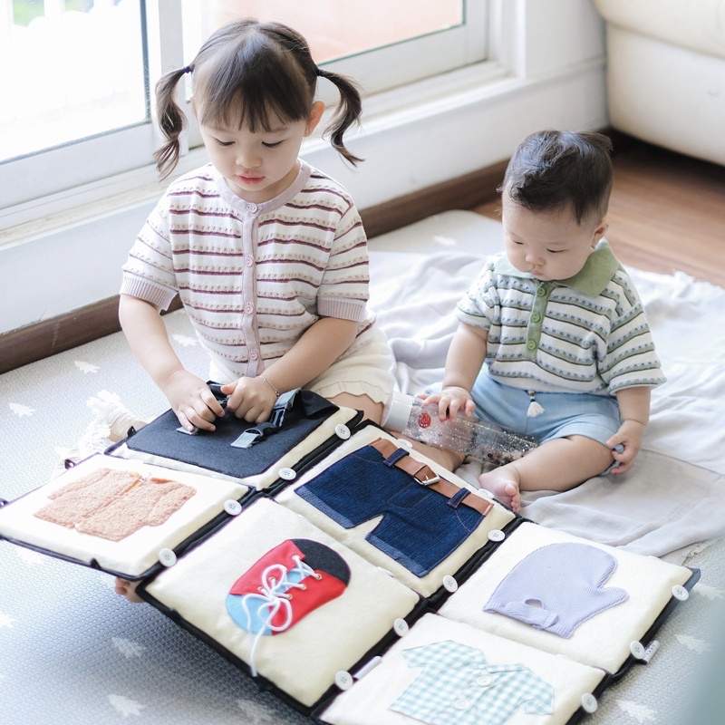 Jual Dressing Mat - Sensory Mat Stage 2 - Montessori Toys | Shopee ...