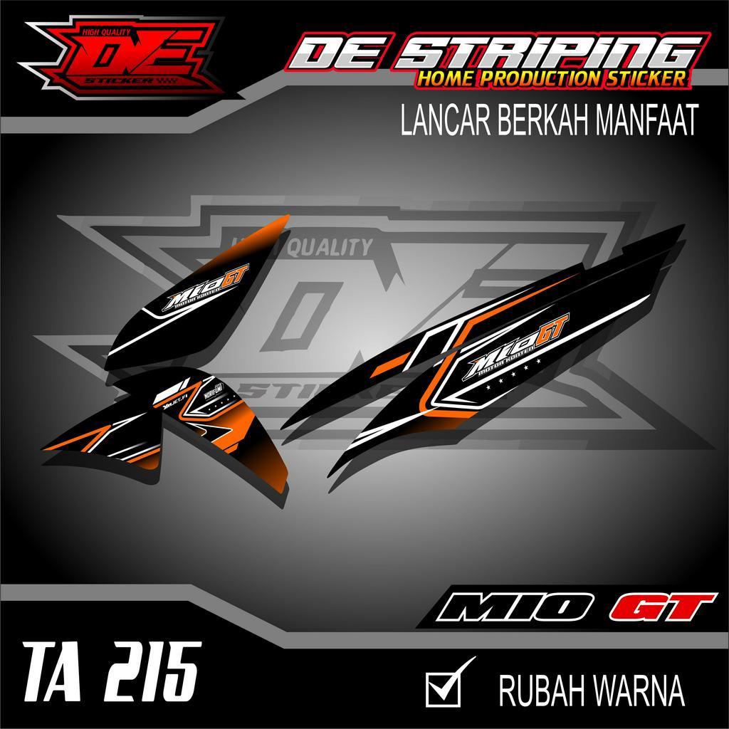 Jual Striping Sticker Motor Mio GT Semifull Striping Sticker Motif ...