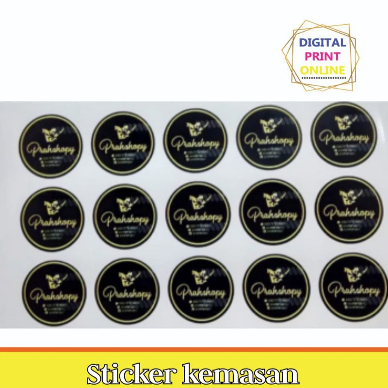 Jual cetak sticker | sticker label 5×5 cm | sticker label kemasan ...