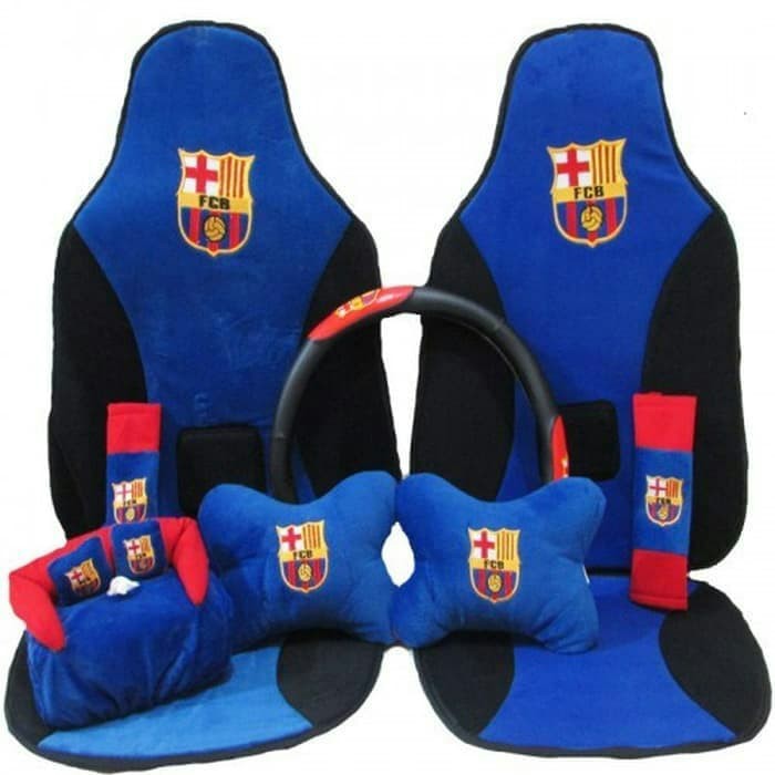 Jual Sandaran Jok Mobil 6In1 Barcelona Bantal Boneka Bantal Kepala Jok ...