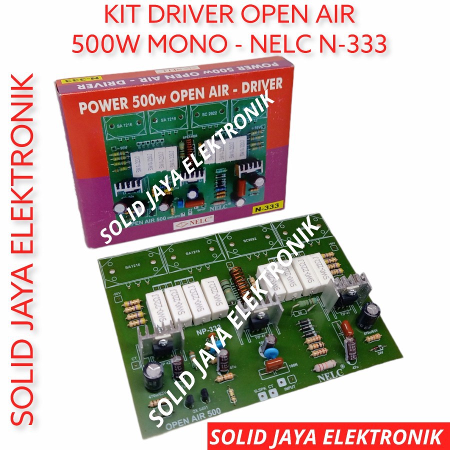 Jual KIT DRIVER POWER OPEN AIR 500W MONO AMPLIFIER AMPLI 500 W WATT