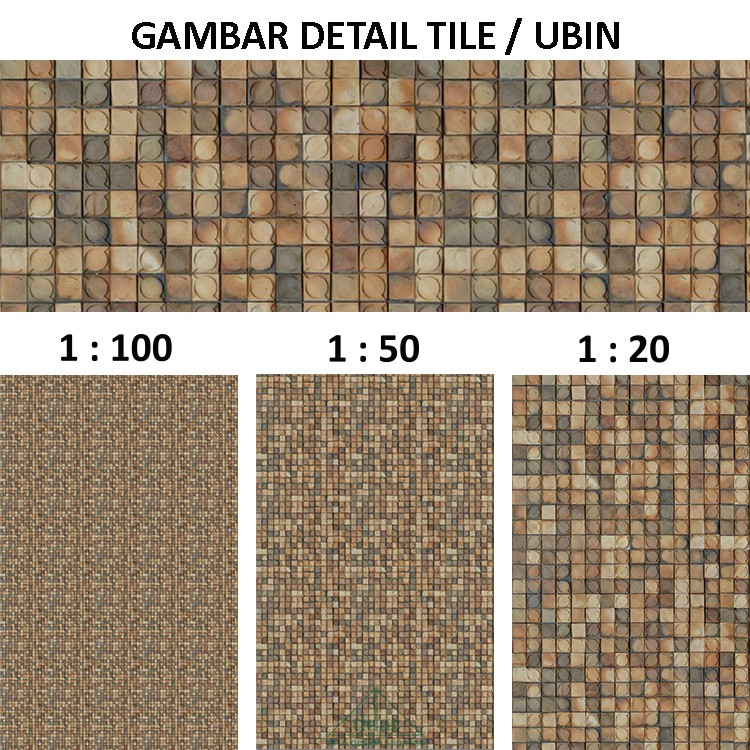 Jual Kertas Tekstur / Motif Tile / Ubin / Lantai Berskala / Miniblock ...