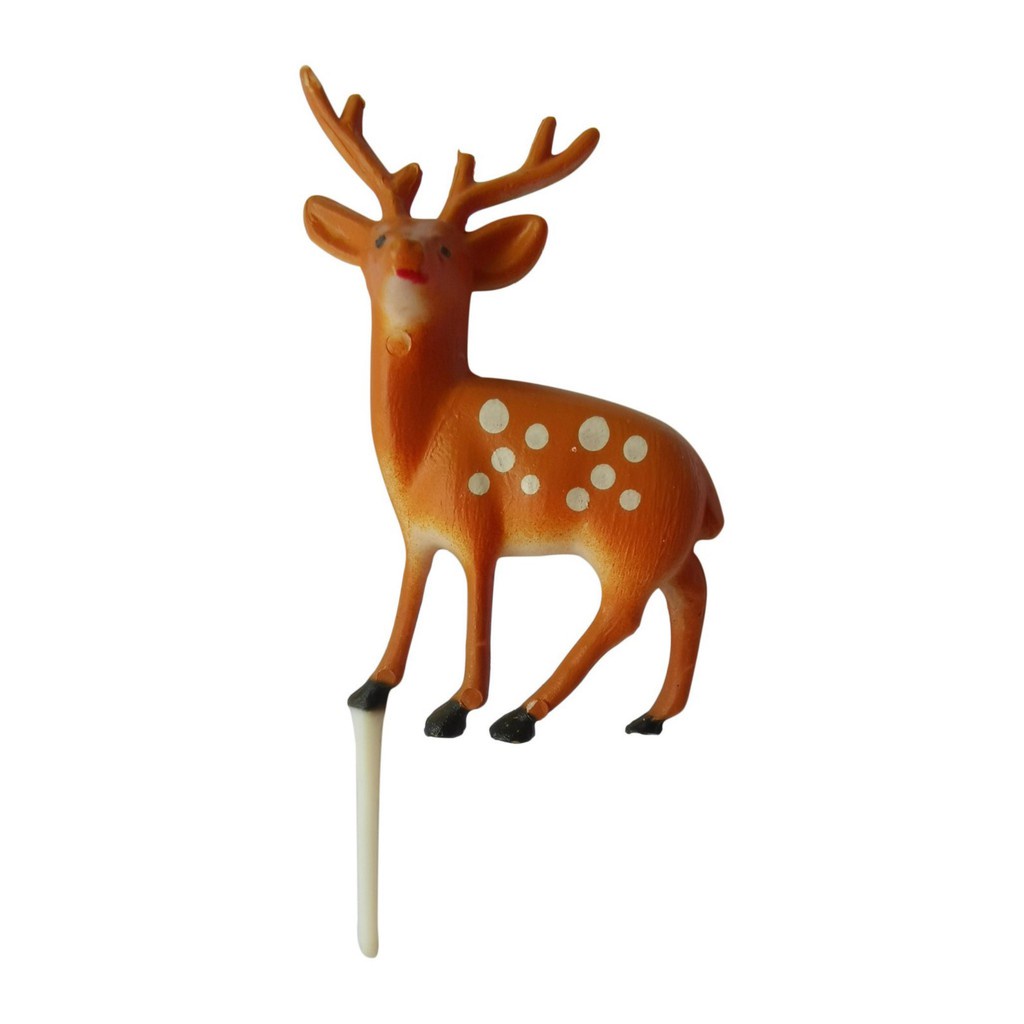 Jual CTRU cake topper rusa deer dekorasi hiasan kue natal tusuk ...