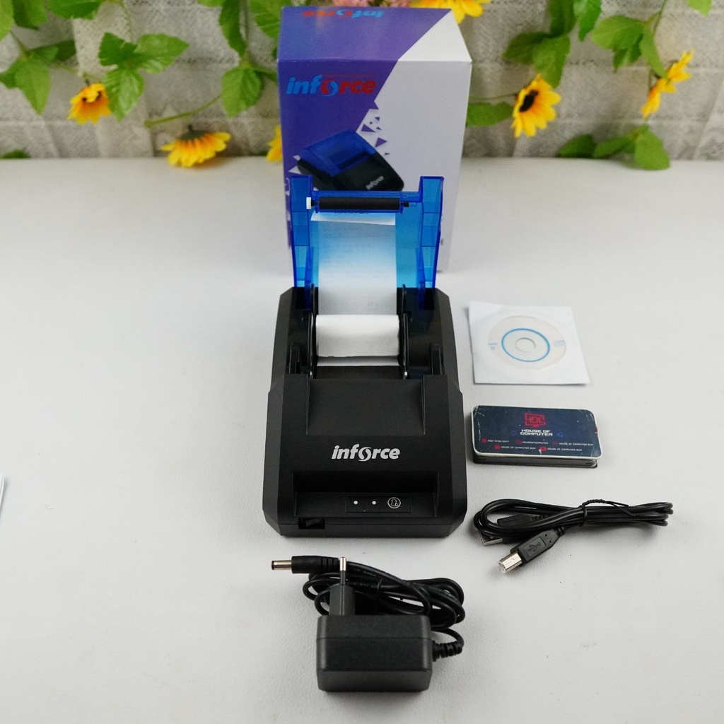 Jual PRINTER PORTABLE INFORCE KABEL NB P58C BLUETOOTH | Shopee Indonesia