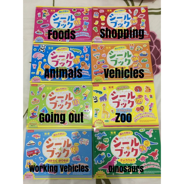 Jual Daiso Sticker Books Shopee Indonesia
