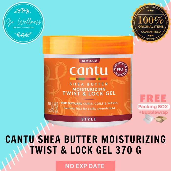 Jual Cantu Shea Butter For Natural Hair Moisturizing Twist And Lock Gel 370 G Shopee Indonesia 4920