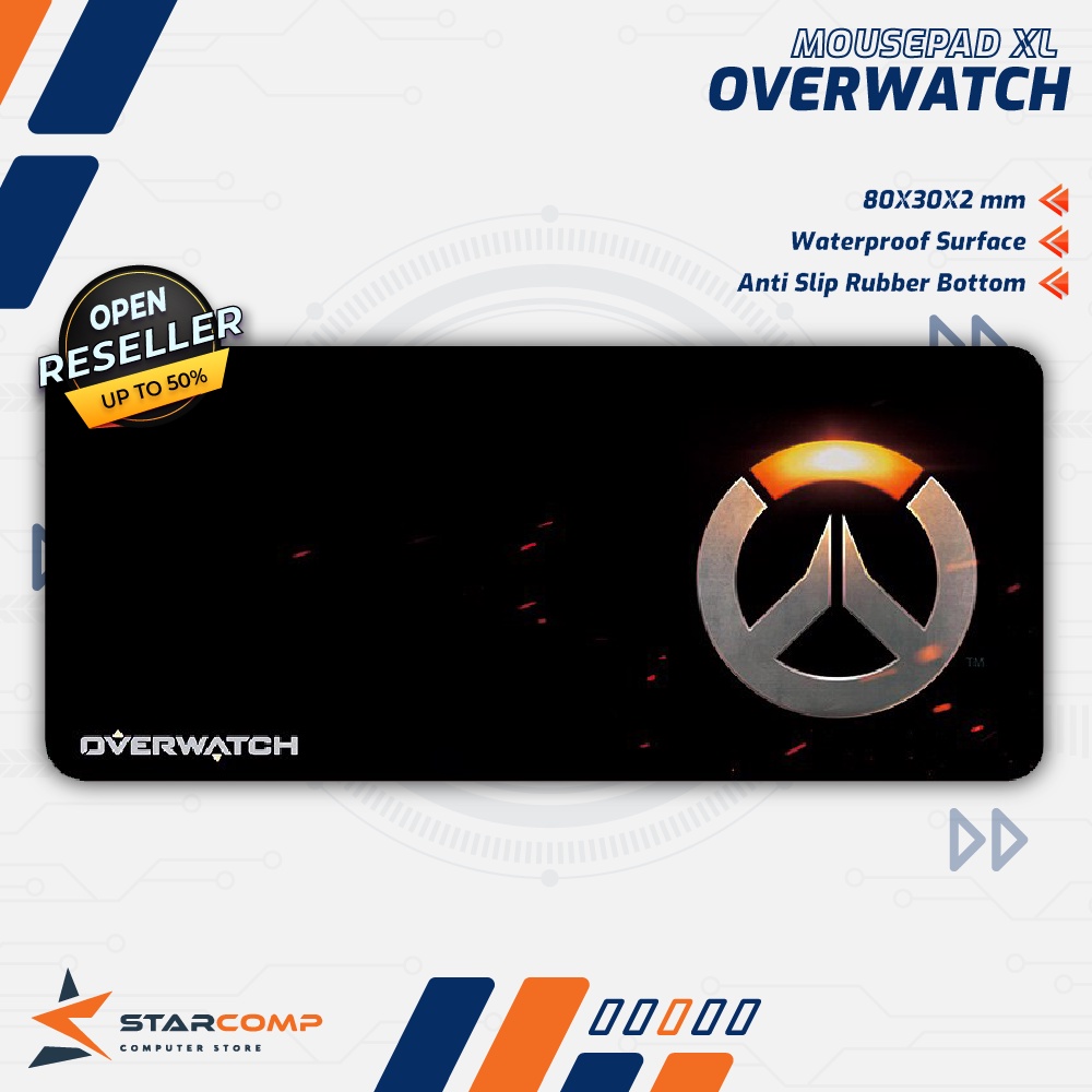Jual MousePad XL Overwatch 80x30cm Deskmat Overwatch 800x300mm