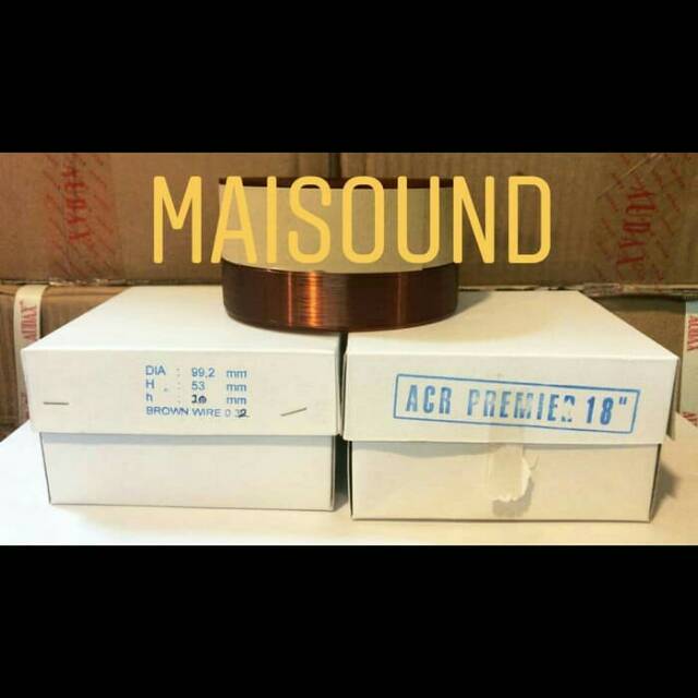 Jual SPUL SPEAKER ACR PREMIER 18 Inch spool | Shopee Indonesia