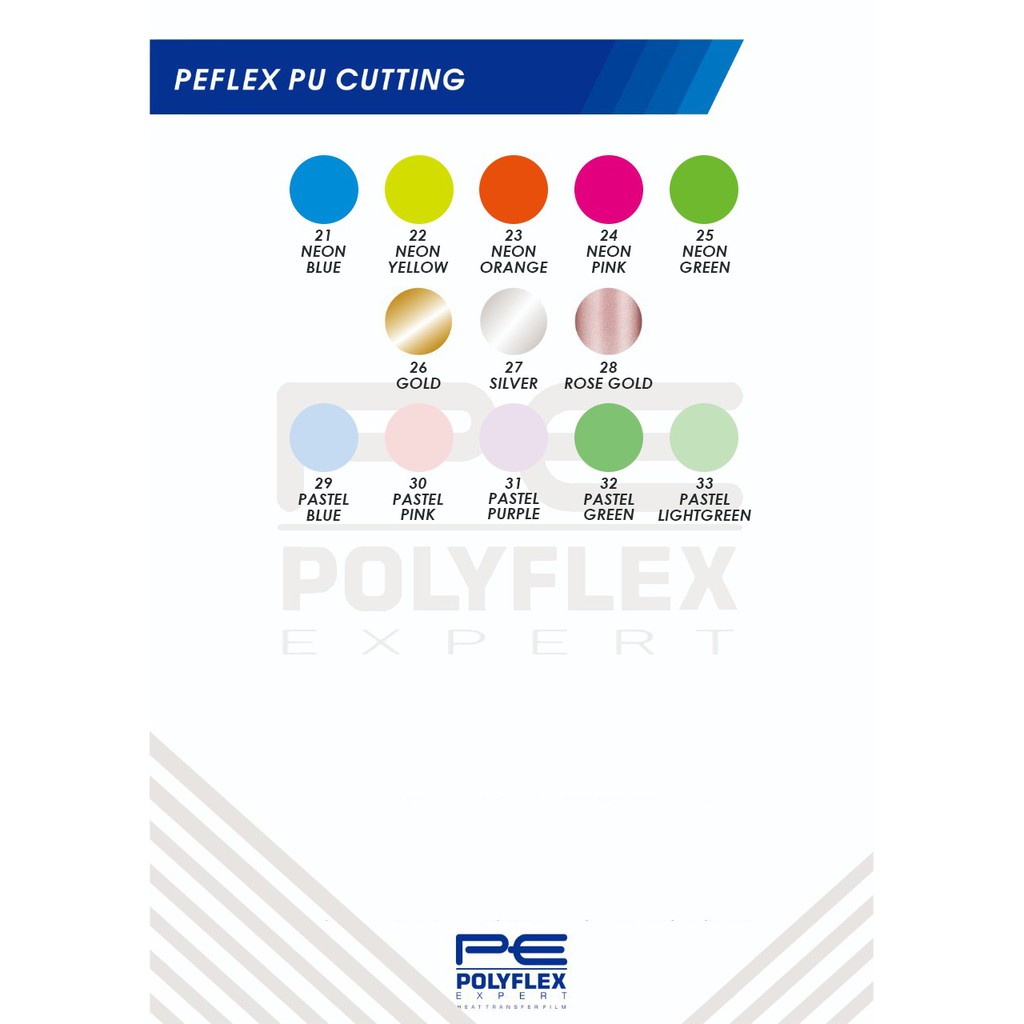 Jual POLYFLEX PU KOREA SPECIAL COLOUR (METERAN) | Shopee Indonesia
