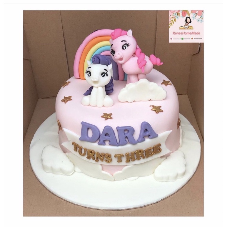 Jual Kue Ulang Tahun Little Pony / Cake Ultah Little Pony | Shopee