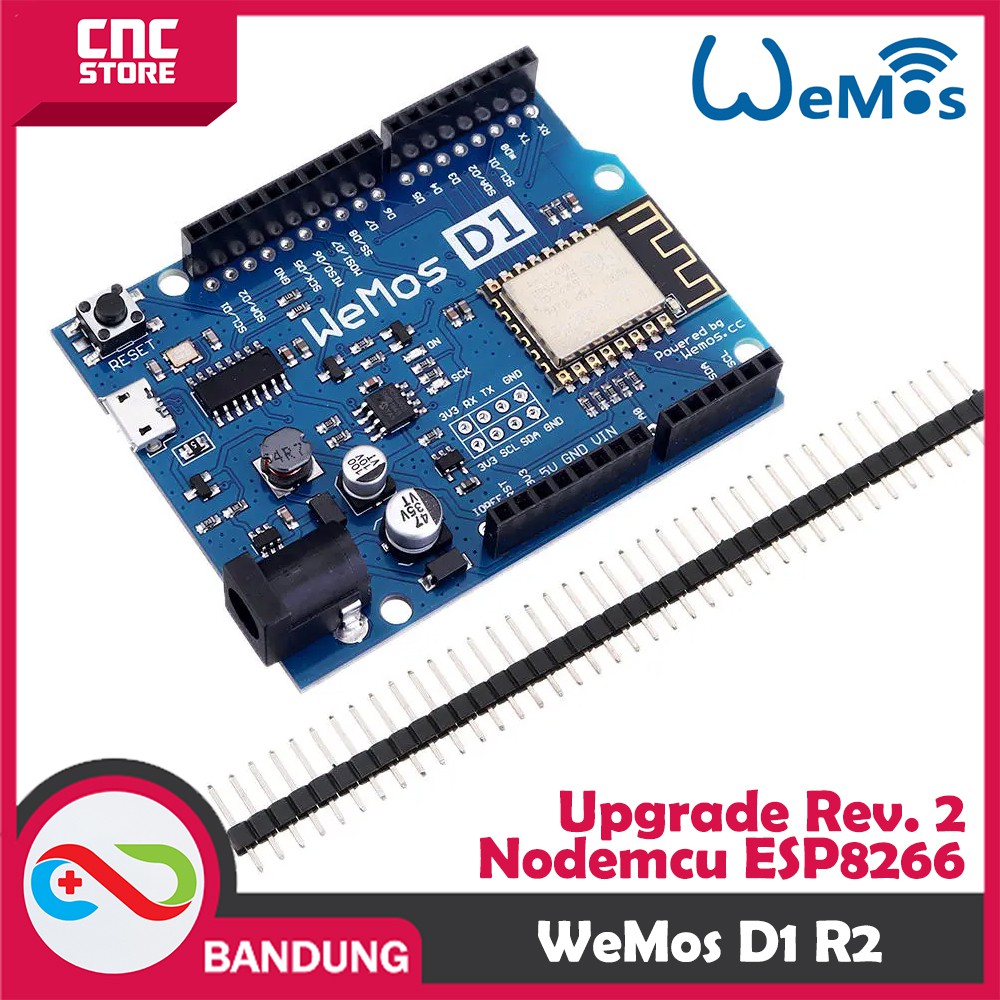 Jual WEMOS D1 R2 WIFI ESP8266 UNO BASED BOARD DEVLOPMENT NODEMCU 4MB ...