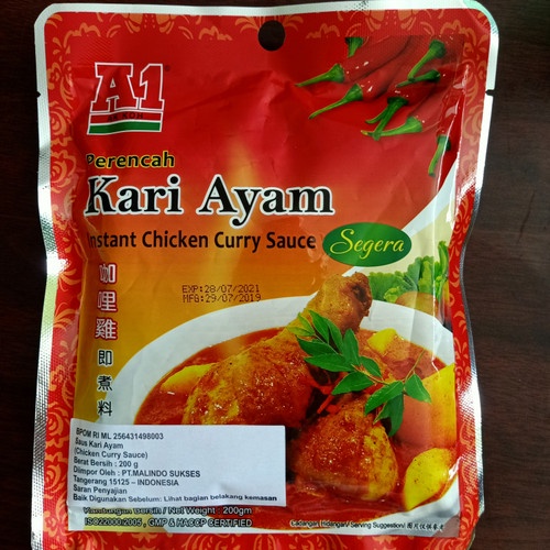 Jual Bumbu Masak A Instant Sauce Chicken Curry Kari Ayam G Shopee