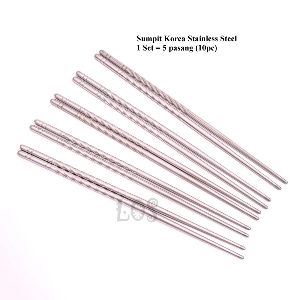 Jual Sumpit Korea Stainless Steel (00179.00267) | Shopee Indonesia