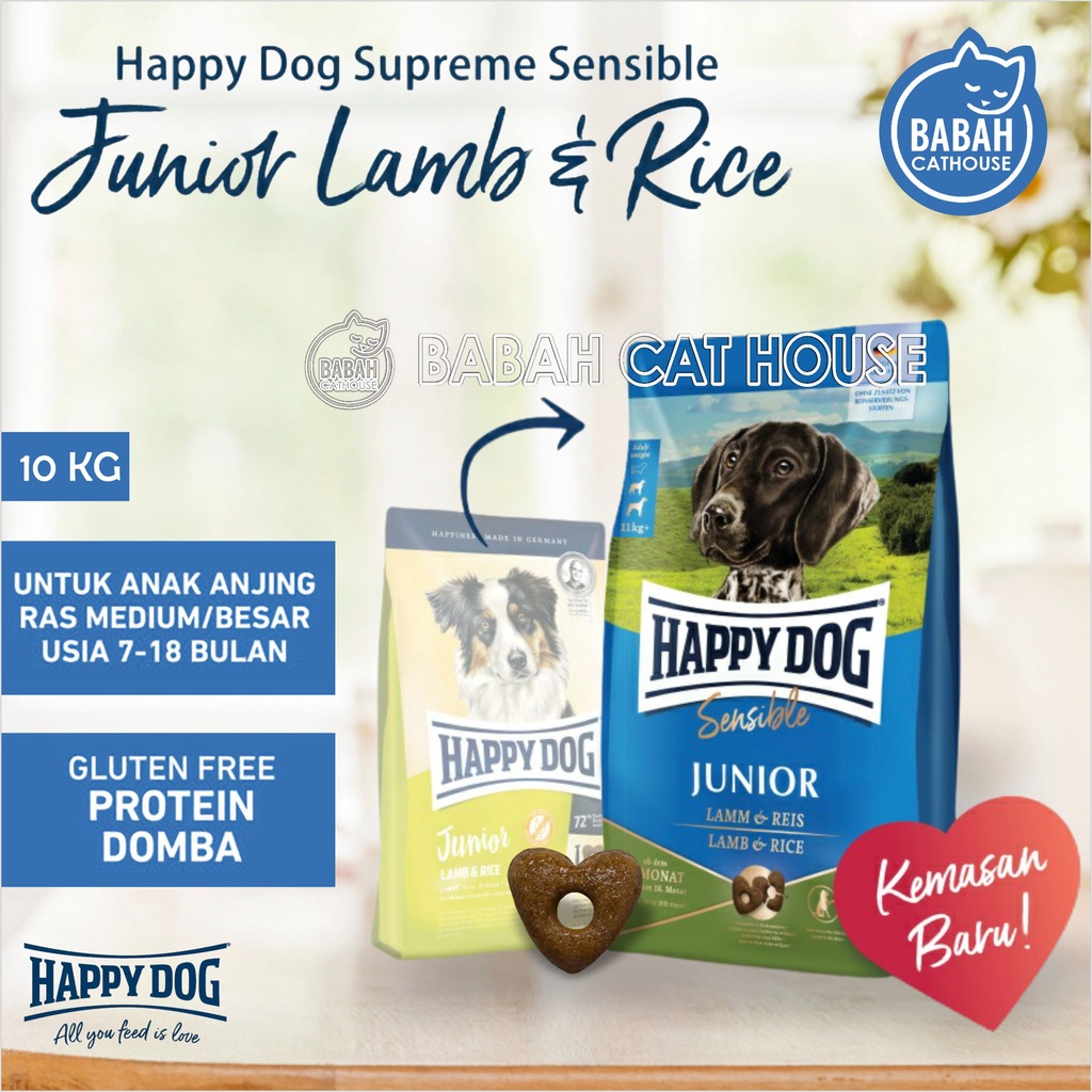 Happy dog lamb and rice junior sales