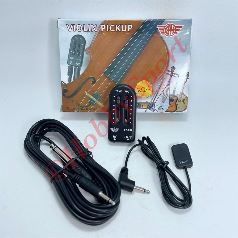 Jual Pickup Biola DH KQ-2 Viola Violin Sepul Pick Up Microphone Spull ...