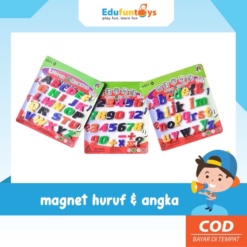 Jual Edufuntoys LETTER n NUMBER/ Mainan Edukasi Anak