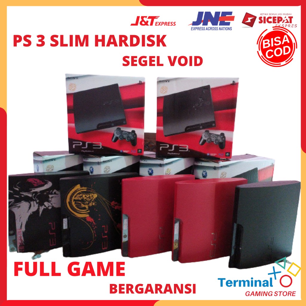 Jual PS3 PS 3 Slim Original Sony Murah Full Game HDD Hardisk 160 250 ...