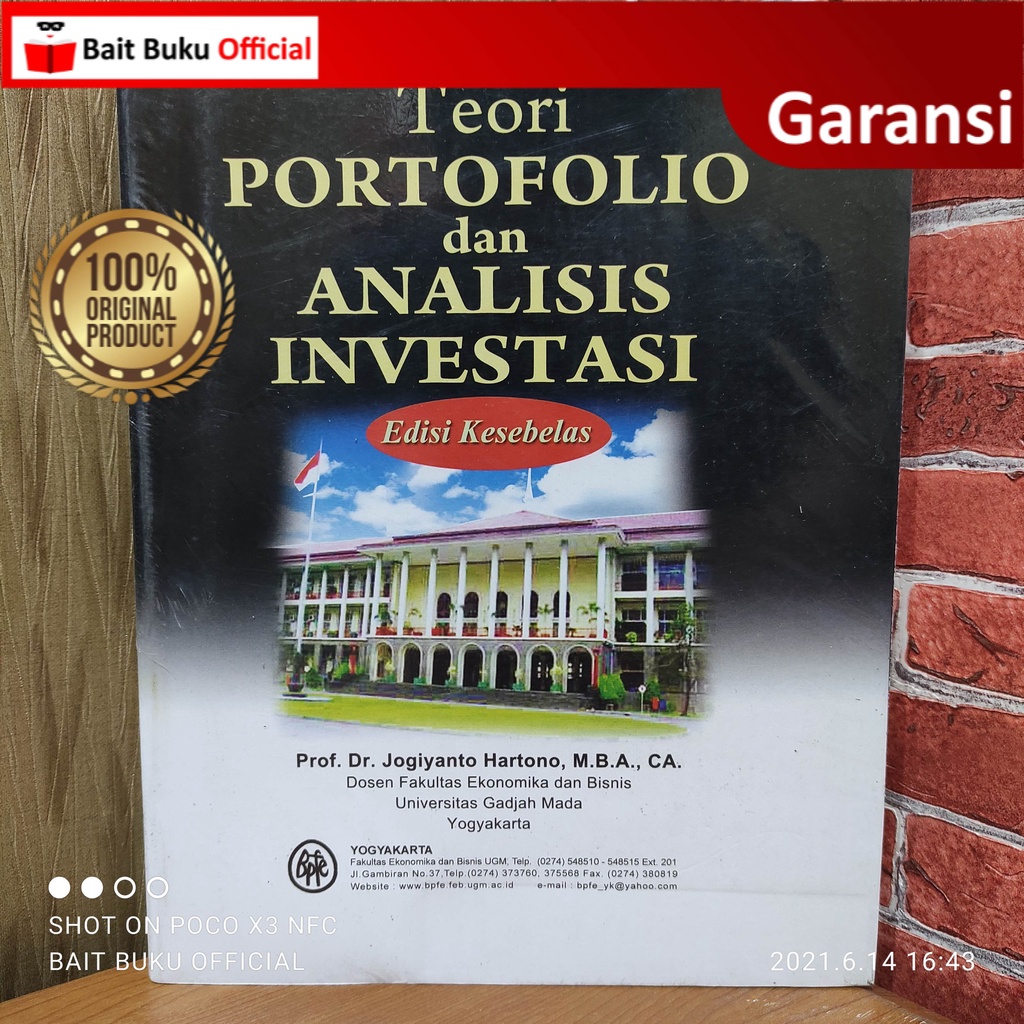 Jual TEORI PORTOFOLIO DAN ANALISIS INVESTASI | Shopee Indonesia