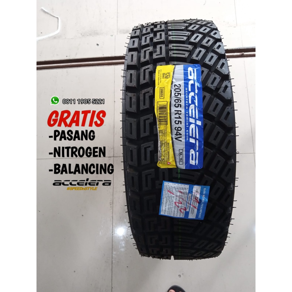 Jual JUAL BAN MOBIL MERK ACCELERA UKURAN 205 65 R15 TYPE RA162 rally ...