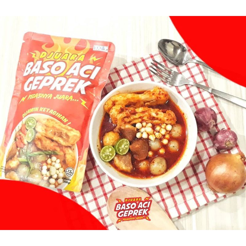 Jual Baso Geprek Tulang Rangu Baso Aci Geprek Soun Seblak Geprek