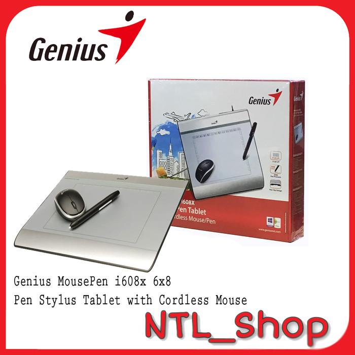 Jual Genius MousePen i608x 6x8 Pen Stylus Tablet with Cordless Mouse ...