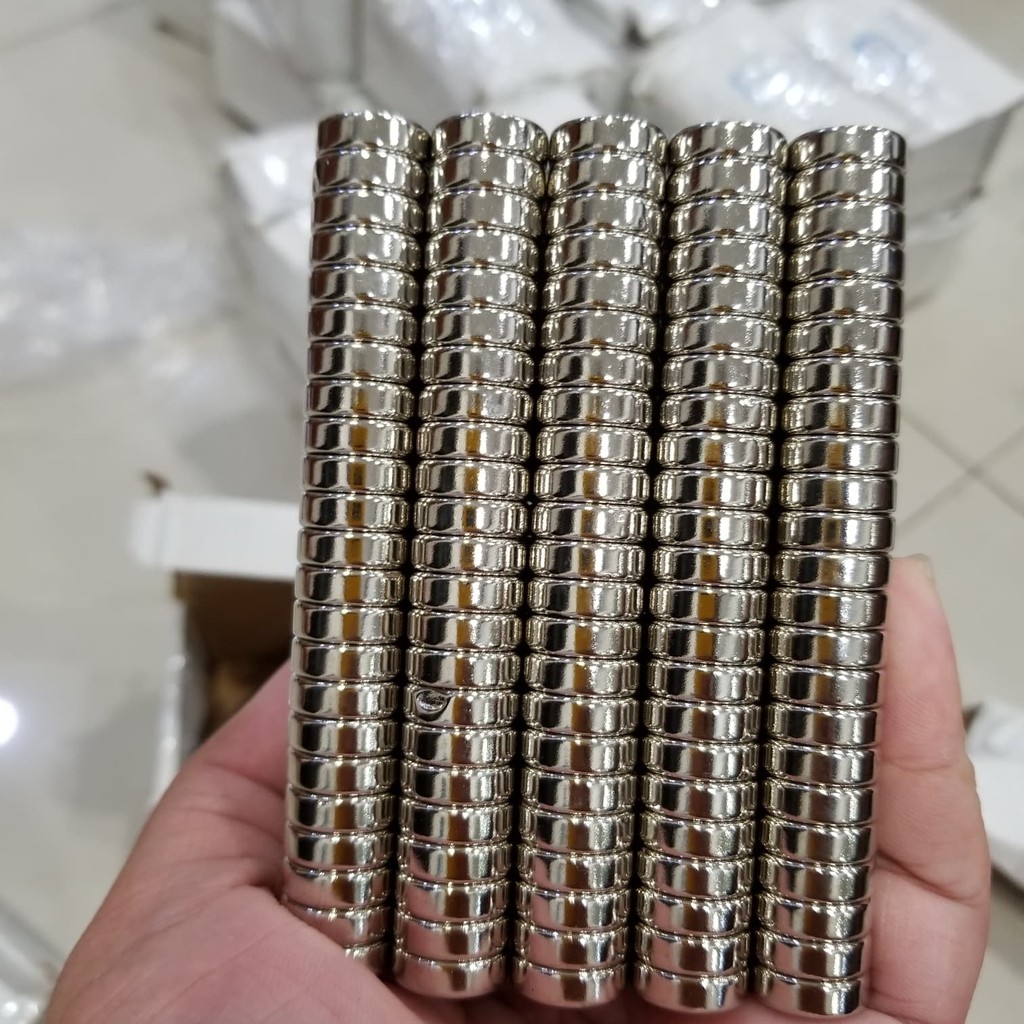 Jual MAGNET NEODYMIUM SUPER KUAT 15x5 MM | Shopee Indonesia