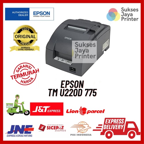 Jual Epson Printer Thermal TM U220D 775 (SERIAL) | Shopee Indonesia