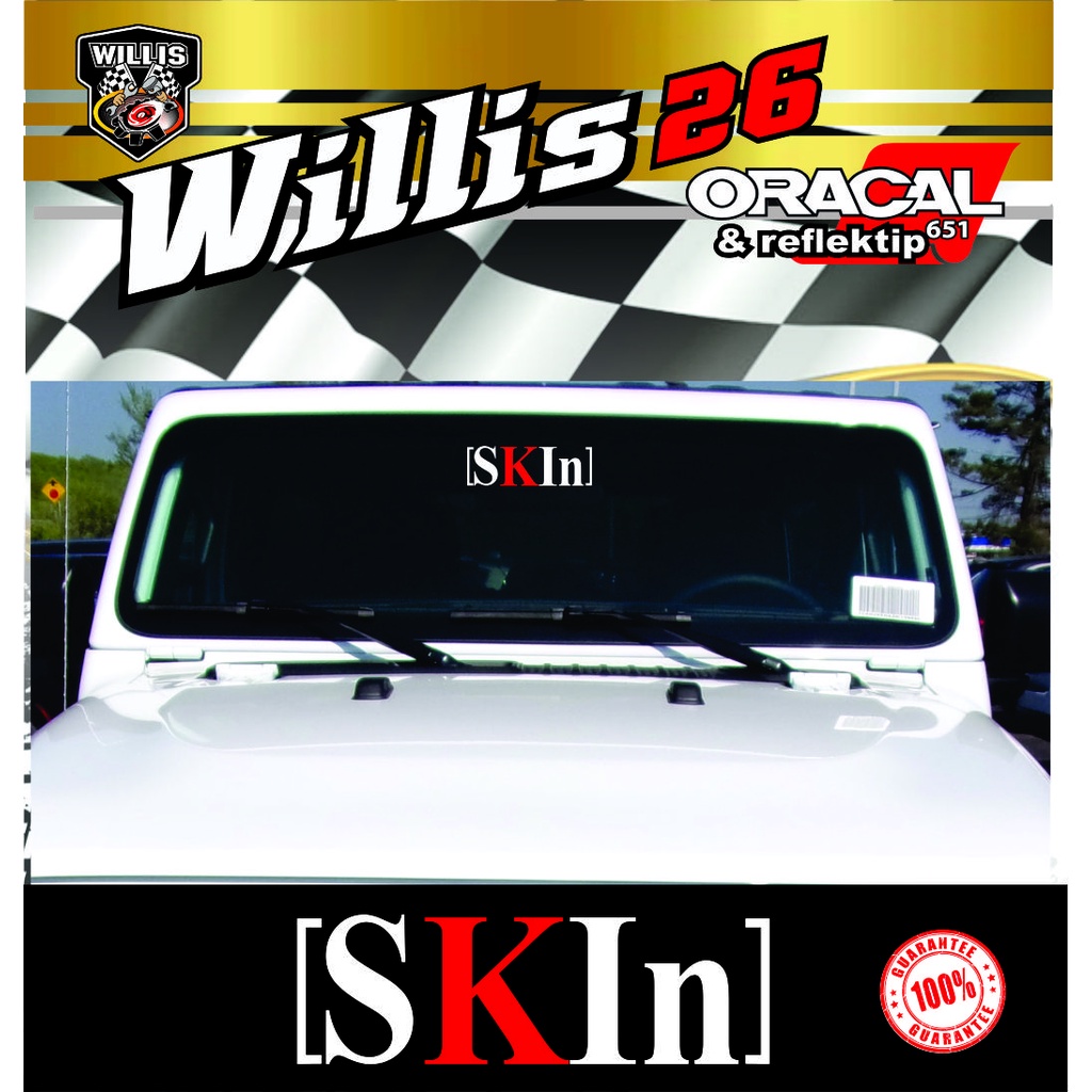 Jual stiker sticker cutting kaca mobil SKIN suzuki katana jimny