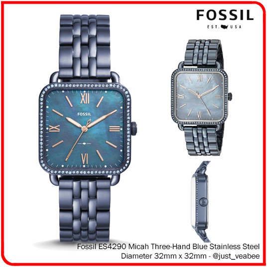 Jual FOSSIL ES4290 MICAH BLUE Shopee Indonesia