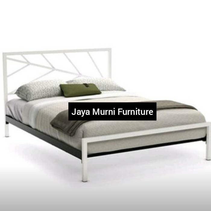 Jual Ranjang Besi Tempat Tidur Besi Divan Besi Minimalis Putih 90 X 200 ...