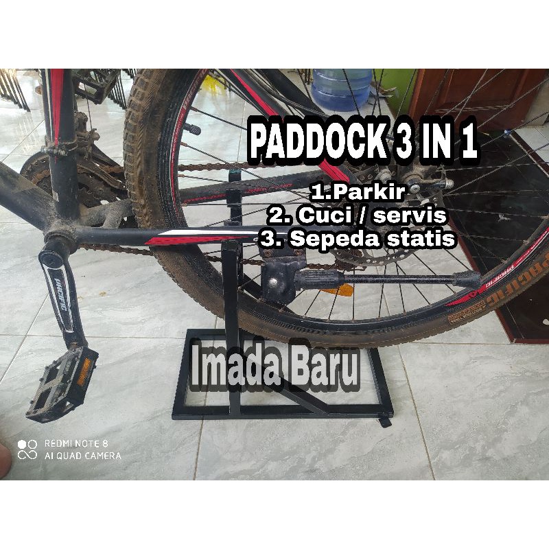 Jual paddock standar sepeda mtb fixie lipat bisa dinaiki / trainer ...