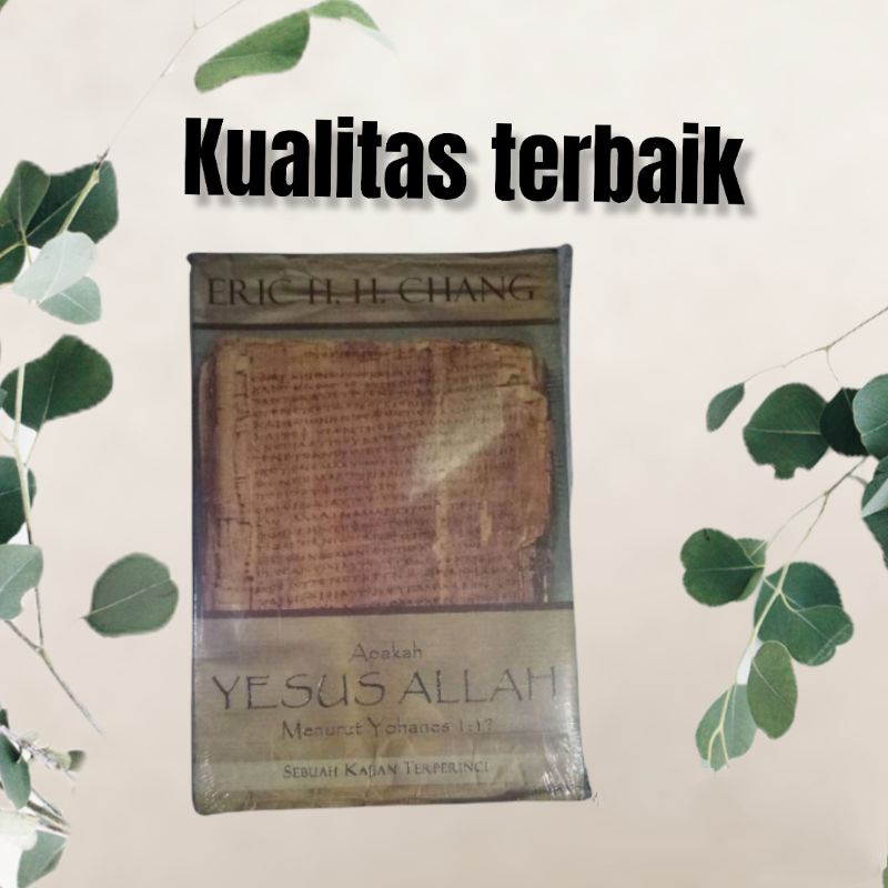 Jual Apakah Yesus Allah Menurut Yohanes | Shopee Indonesia