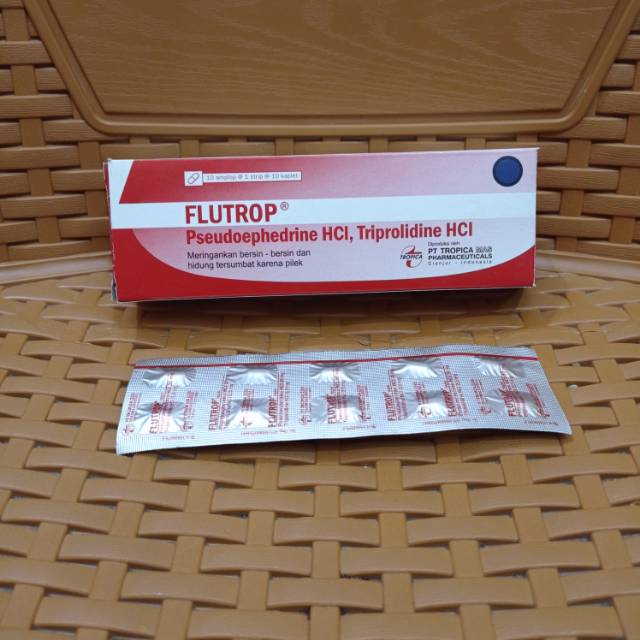 Jual Flutrop tablet per strip obat pilek | Shopee Indonesia