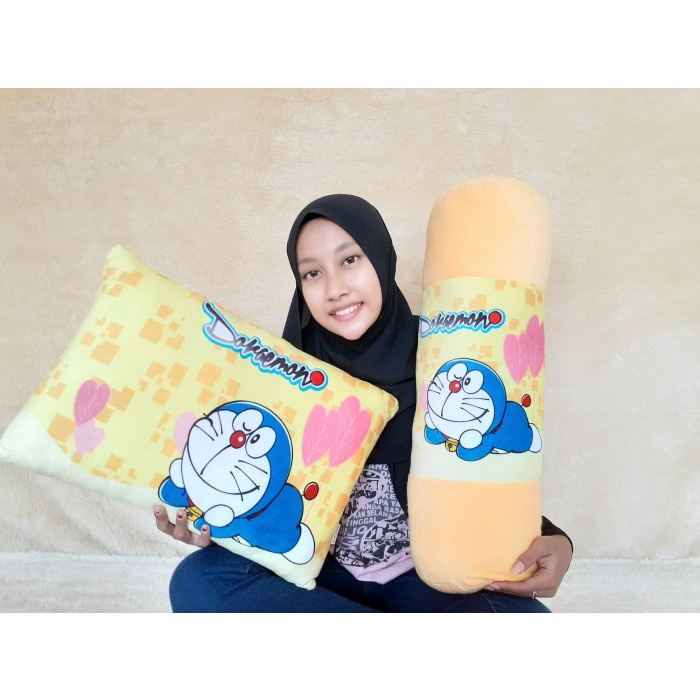 Jual Bantal Guling Doraemon untuk Remaja atau Dewasa ver2 | Shopee ...