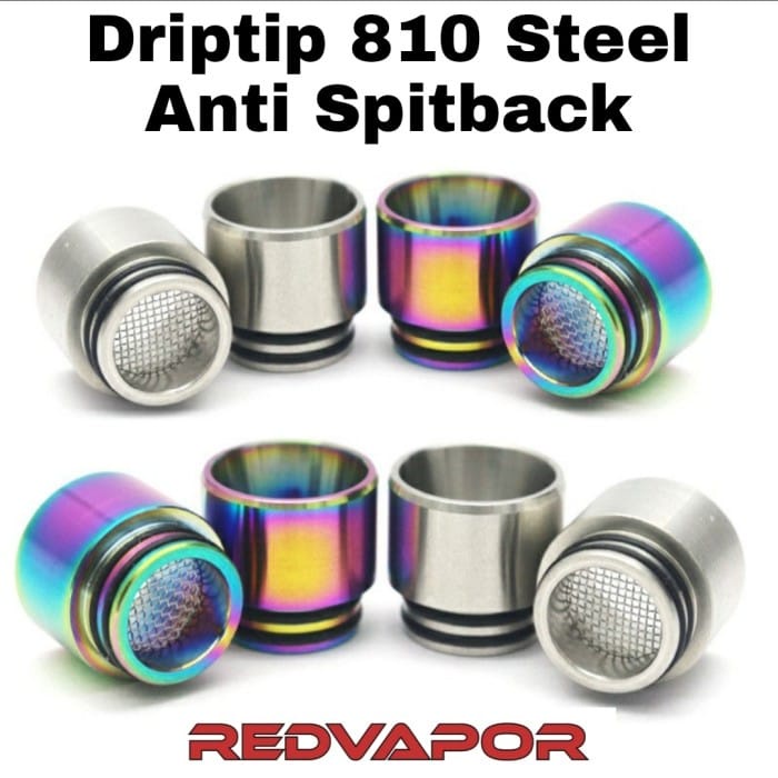 Jual Driptip 810 Steel Anti Spitback Rainbow dan SS | D8002 | Shopee ...